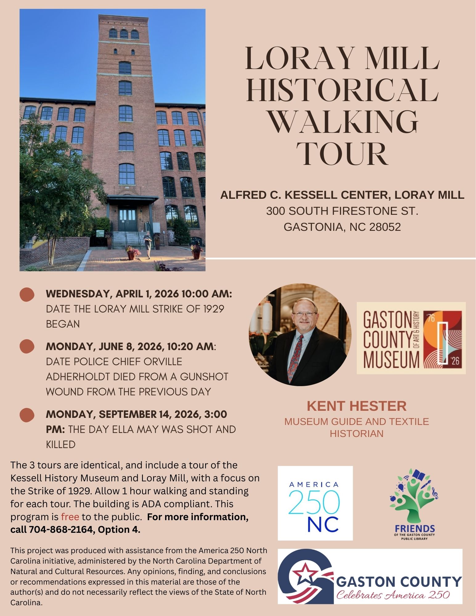 Loray Mill Historical Walking Tour Flyer Final